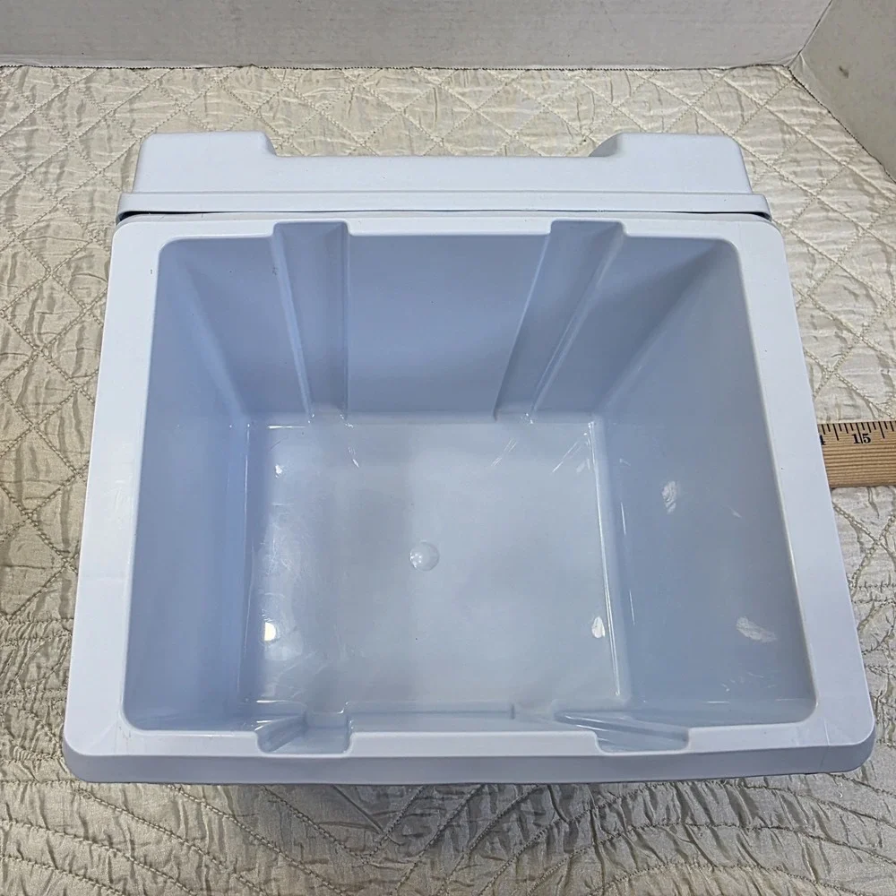 Vintage‎ Teal Rubbermaid Sidekick Mini Cooler Litterless Lunch Kit Model 1766